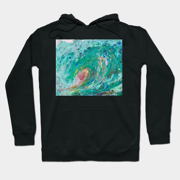 "Breathing Tube" | Original Artwork by Nicholas Brendon Hoodie by Nicky Brendon